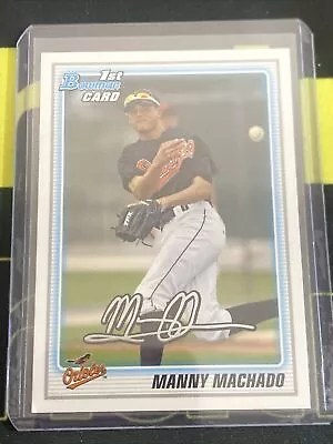 Manny Machado 2010 Bowman Draft BDPP80 1st Rookie Card RC San Diego Padres • $0.99