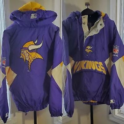 VINTAGE Pro Line Starter NFL Football Minnesota Vikings Jacket XL 🤌🔥 • $274.99