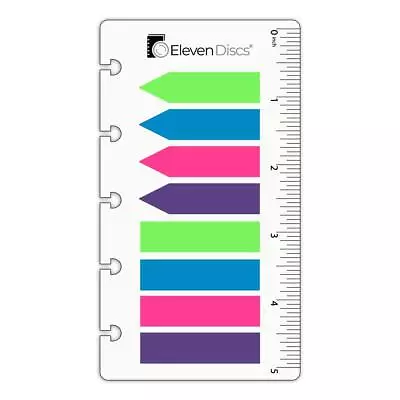 Discbound Page Flags With Inch Ruler For Circa Arc TUL (160 Total) • $14.58