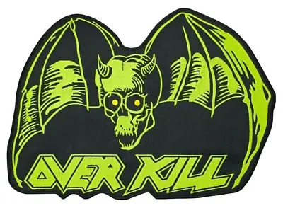 Overkill Iron-on & Sew-on Back Patch | Bat American Thrash Metal Music Band Logo • $19.99