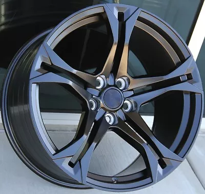 20X10 20X11 Matt Black Wheels 5X120 FITS Chevrolet Camaro ZL1 1LE Brembo Brakes • $995