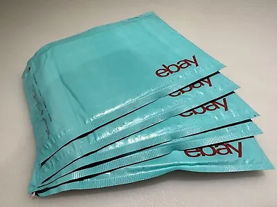 5 X EBay Branded Packaging Padded Bubble Plastic Mailer Postage Bags 16 X 14 Cm • £2.99