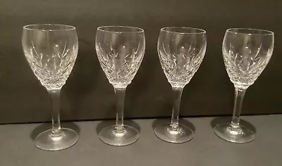 4 Marquis Waterford Crystal Wine Glasses 7.25” • $43.02