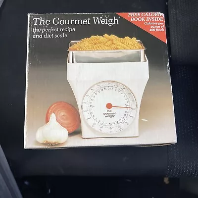 VTG Metrokane The Gourmet Weigh Scale The Perfect Recipe And Diet Scale No Book • $19