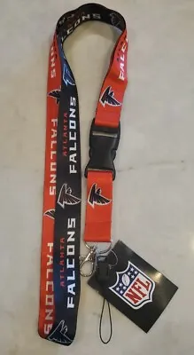 Atlanta Falcons Lanyard With Detachable Keychain Key Chain NWT • $8.99