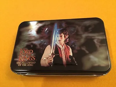 Mint Sealed Playing Cards Collector Tin - Lord Of The Rings FOTR • £9.65