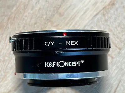 K&F Concept Orig. Adapter For Contax /Yashica C/Y Mount Lens To Sony E Mount NEX • $16
