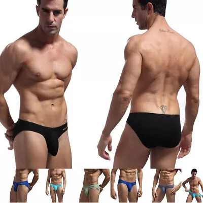 New Brave Person Brand Men's Low Waist Briefs Bikini Sexy Underwears Cotton S-XL • $6.17