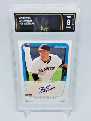 2011 Bowman Prospects ***ZACK WHEELER*** #BPA-ZW AUTO GMA MINT 9- PHILLIES!!!!!! • $59.99