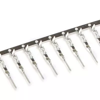 100pcs Dupont Male Crimp Pin Plug Terminal Connector Pitch 2.54mm • $3.48