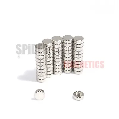 Magnets 8x3 Mm Neodymium Disc Strong Round Magnet 8mm Dia X 3mm Craft Fridge • £67.99