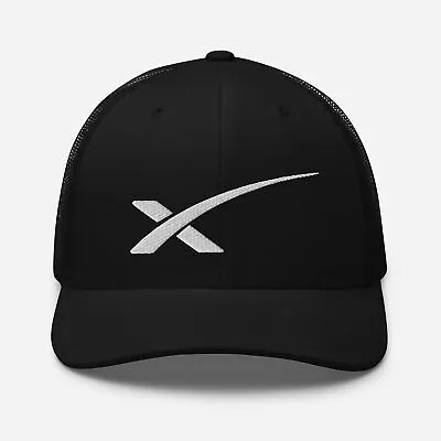 Space X Hat Starlink Cap SpaceX Embroidered Snapback Trucker Hat • $26.99