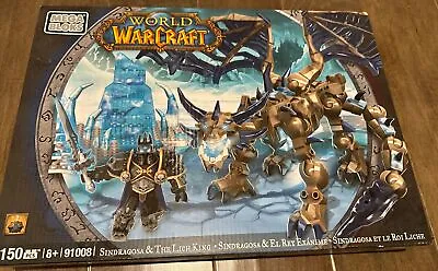 Mega Bloks World Of Warcraft WOW Sindragosa Lich King 91008 150pcs Blocks NEW • $74.99