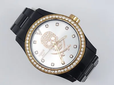 $125 • Buy Rare Authentic Vabene Italy Pave Crystal Bezel Watch * Working * Msrp $325