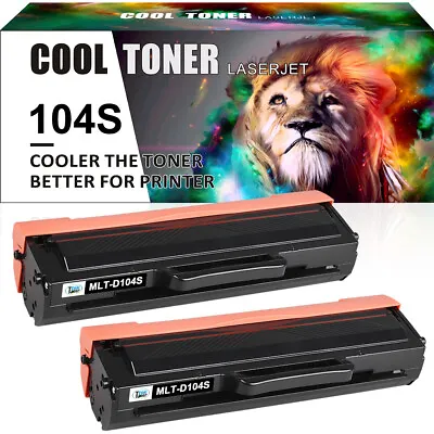 2-PacK Compatible MLT D104S D104S Toner Cartridge For ML-1865 Laser Printers • $25.35