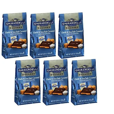 $39.99 • Buy Ghirardelli Chocolate Squares Dark & Caramel Sea Salt (5.32 Oz, 6 Pack)BB 4/2021