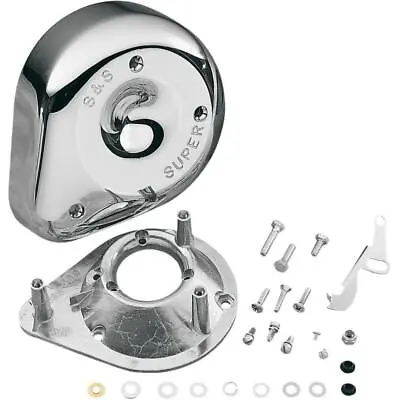 S&S Chrome Teardrop Air Cleaner 49-84 Big Twin & 77-85 XL With Super E/G 17-0400 • $326.95
