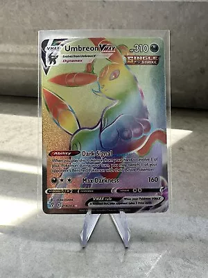 Pokémon TCG Umbreon VMAX Evolving Skies 214/203 Holo Secret Rare • $29