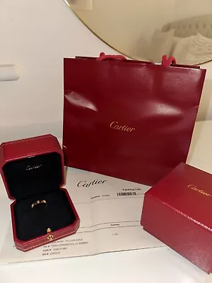 Cartier Gold Wedding Band Ring • £900