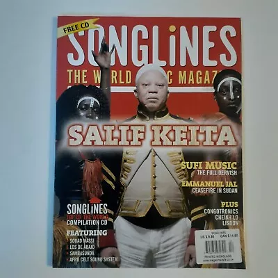 Songlines Salif Keita Sufi Music Cheikh Lo Congotronics Carmen Miranda Lisbon F • $7.31