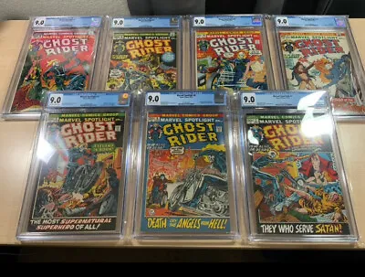 Marvel Spotlight 567891011 CGC 9.0! 1st Ghost Rider! Complete Set! Marvel! • $6999.99