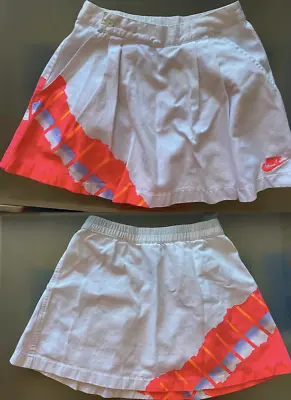 Nike Vintage Challenge Court Tennis Agassi Orange Pink Skirt Pockets Small Rare! • $99.99