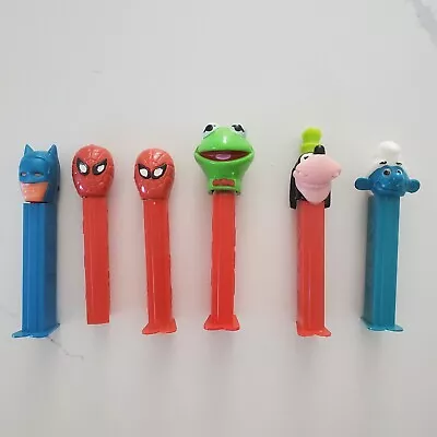 Assorted Vintage Lot Of 6 PEZ DISPENSERS • $10