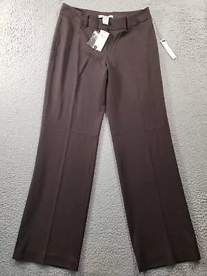 Vertigo Paris Pants Womens 10 Cocoa Brown Bootcut Stretch NWT Dress Slacks 30x33 • $29.99