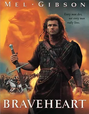 Braveheart Movie Poster Print : 11 X 14 Inches - Mel Gibson Poster • $13.96