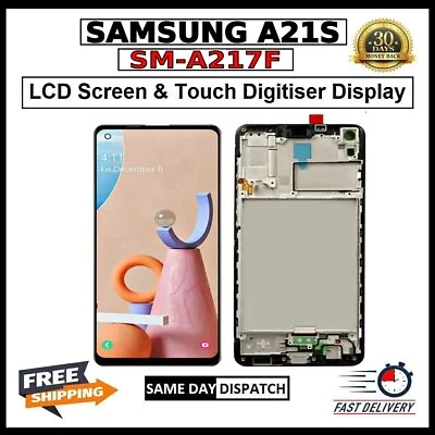 Samsung Galaxy A21s (A217) LCD Replacement Touch Screen Digitizer+WF Display • £13.65