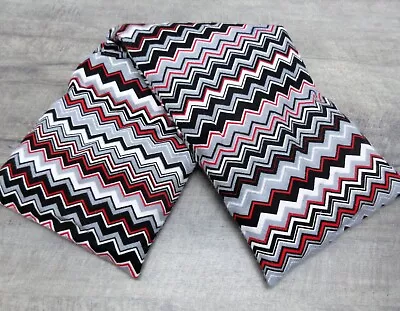 Microwaveable Corn Neck Wrap Washable Cover Corn Hot Cold Pack Gray Red 756 • $24