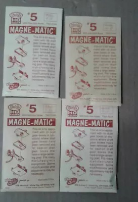 4 Packs  KADEE No. 5 Magne-Matic Couplers W/ Draft Gear HO 1:87 Scale NOS • $20