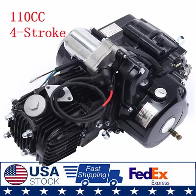 4 Stroke ATV Engine Motor W/ Reverse Electric Start For ATVs GO Karts 125CC • $242.25