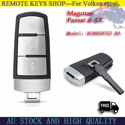 Suitable For Volkswagen VW Passat B6 3C B7 Magotan CC Full Remote Key Fob 48Chip • $30.70