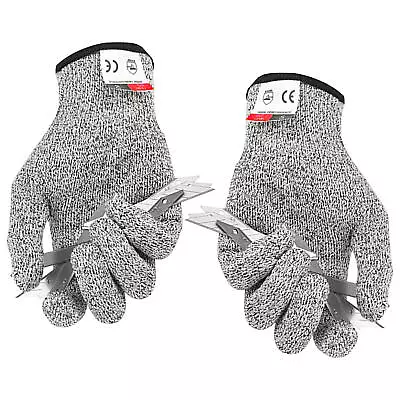 Safety Stainless Steel Work Gloves Cut Resistant Wire Metal Mesh Anti Cut Glove • $9.98