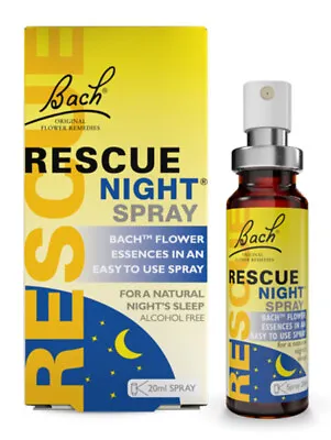 Rescue Remedy Night Spray 20ml (Bach Rescue Remedy) • £14.14