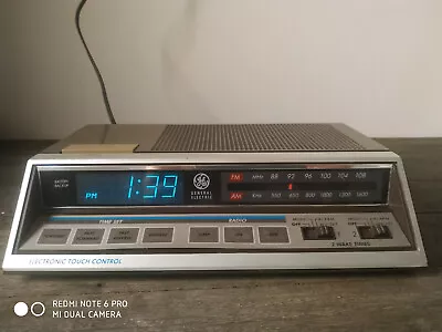Vintage GE General Electric Digital Alarm Clock Radio EA7-4663A • $39.03