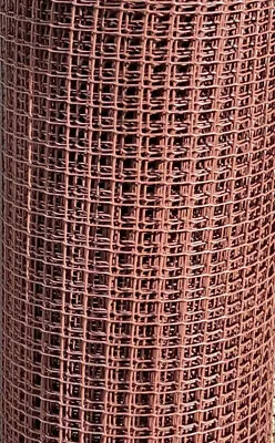 New 1M X 5M Heavy Duty Fruit Vegetable Netting Plastic Mesh Garden Fencing Brown • £13.89