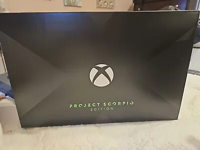 Microsoft Xbox One X Project Scorpio Edition 1TB Console-Black W ORG CONTROLLER • $373.75