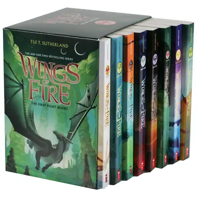 Wings Of Fire: 8 Book Box Set Books 1-8 Tui T. Sutherland Paperback Fiction • $42.97