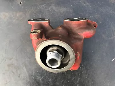 Oil Filter Housing From Detroit Diesel 4-71 Fire Pump Spin On Type.  • $145