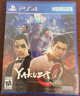 YAKUZA 0 ZERO (Sony PlayStation 4 PS4) RARE Black Blue Label NEW CIB 1DAY SHIPP • $65.99