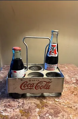 Vintage Metal Coca Cola Six Bottle Carrier • $95