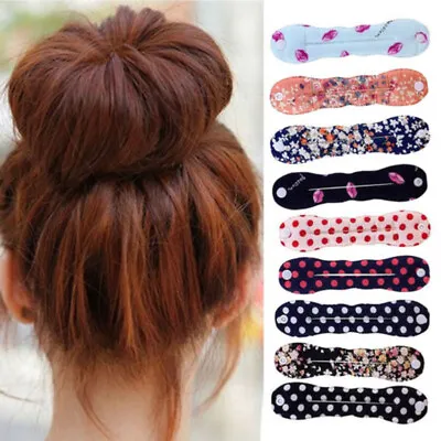 Sponge Magic French Twist Hair Bun Maker Tool Former Styling Donut Hair Clip ↷ • $1.79