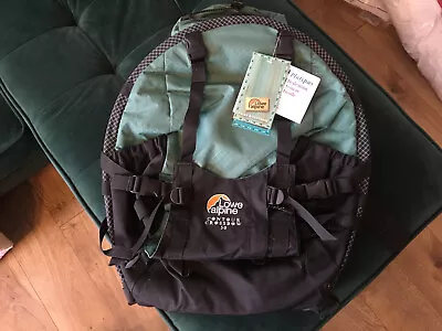 New Lowe Alpine Contour Crossbow 50 Backpack Black/Green W Hydration Bladder NWT • $59.99