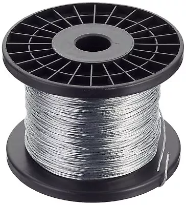 STRANDED GALVANISED FENCING WIRE Electric Fence 7 Strands Steel 200m 400m 1000m • £259