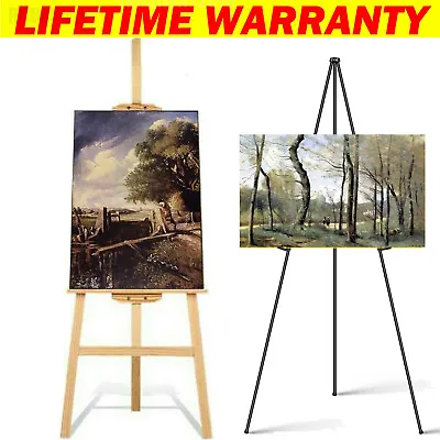 Folding Studio Easel Display Art Craft Artist Cafe Wedding Painting Stand Canvas • £11.10
