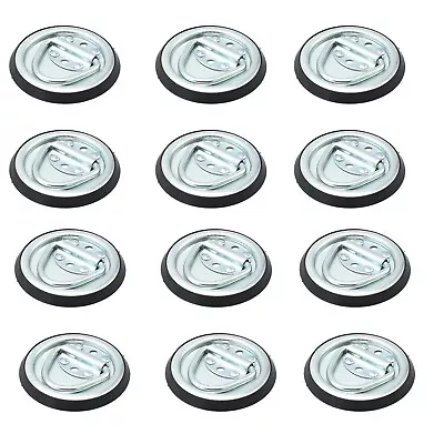 12 Pack Heavy Duty D Rings Tie Down Anchor Surface Mount 1200 LBS With 4 Inch Ba • $25.99