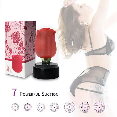 Vibrator Women Stick Rose Upgraded Toy Vibrator Silicone Lubricant Sexual Gel • $21.20