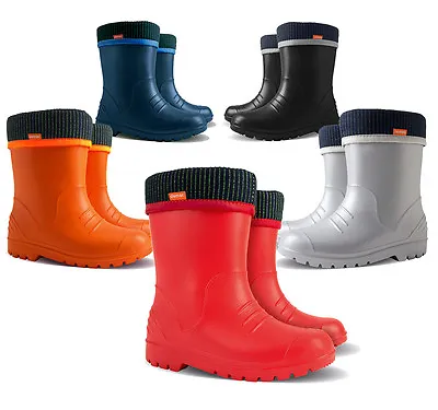 WELLIES KIDS RAIN WELLINGTON BABY Snow Boots Shoes Children Boys Girls DEMAR • £11.99